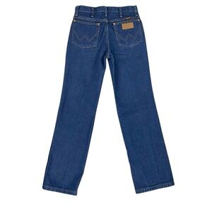 Wrangler Jeans Men 28x30 (ACTUAL 27x29) Blue Slim Straight Western Cowboy 936